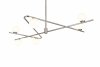 Lampa wisząca dekoracyjna niklowana w nowoczesnym stylu szklane klosze kule FLAMING 368900607 TRIO SELECT